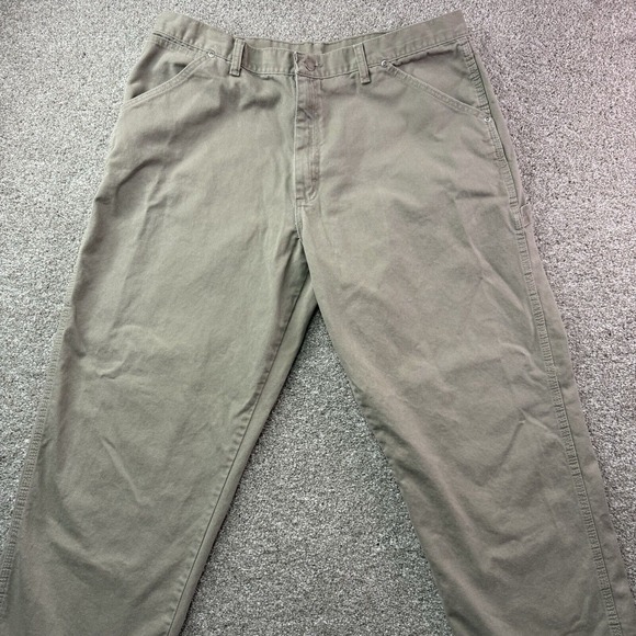 Wrangler Other - Vintage WRG Wrangler Jeans Carpenter Pants Mens Khaki 36x30 ‎ Made In USA